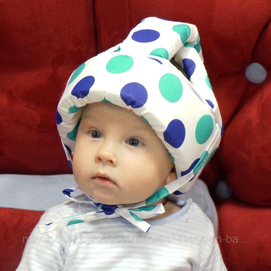 Шлем детский для новорожденного защита от ударов - фото 6 - id-p98217568
