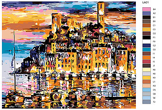Картина по номерам, 80 x 100, LA01