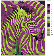 Картина по номерам, 80 x 100, PA110