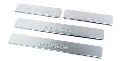 Накладки Ладья на внутренние пороги (штамп) для Hyundai Getz 5-дв. 2003-2011. Артикул 014.73.431