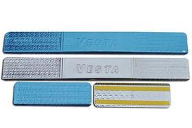 Накладки Ладья на внутренние пороги (штамп) для Lada Vesta 2015-2019. Артикул 014.66.391