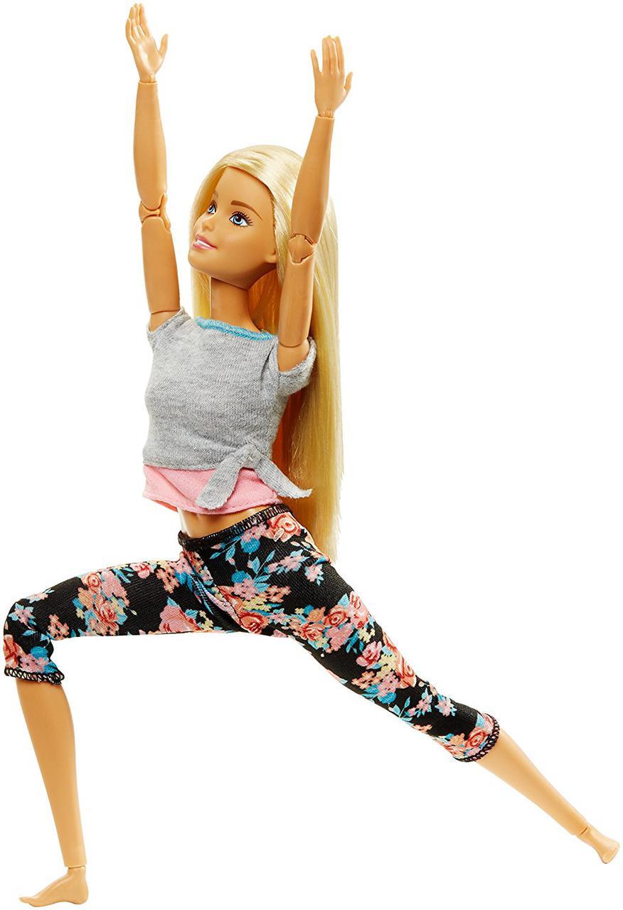 Кукла БАРБИ Barbie Безграничные движения Йога Блондинка FTG81, фото 1