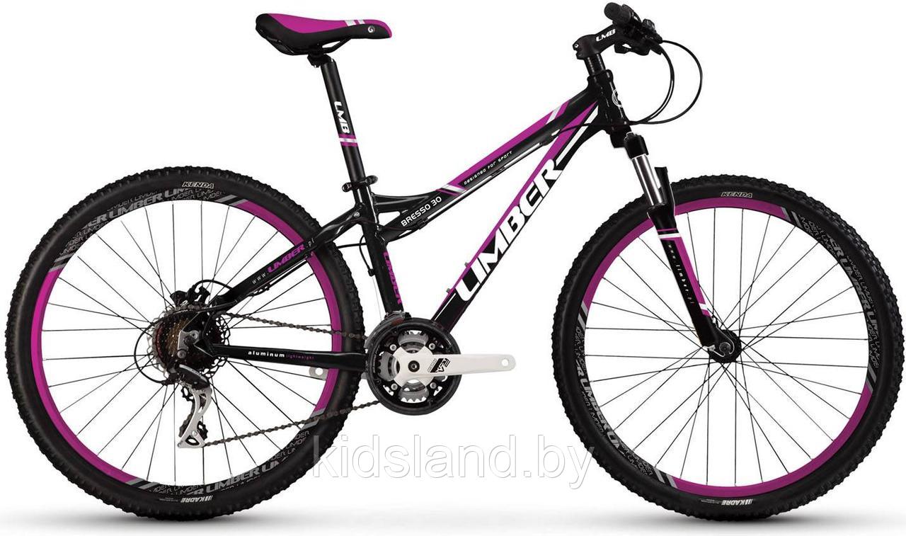 Велосипед Limber Bresso 30 26" (черно-фиолетовый)