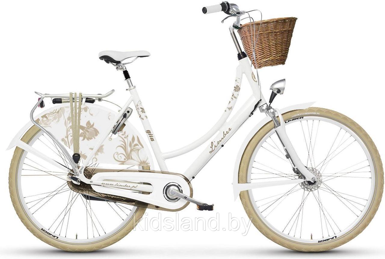 Женский велосипед Limber Gita 28" (белый, 2019)