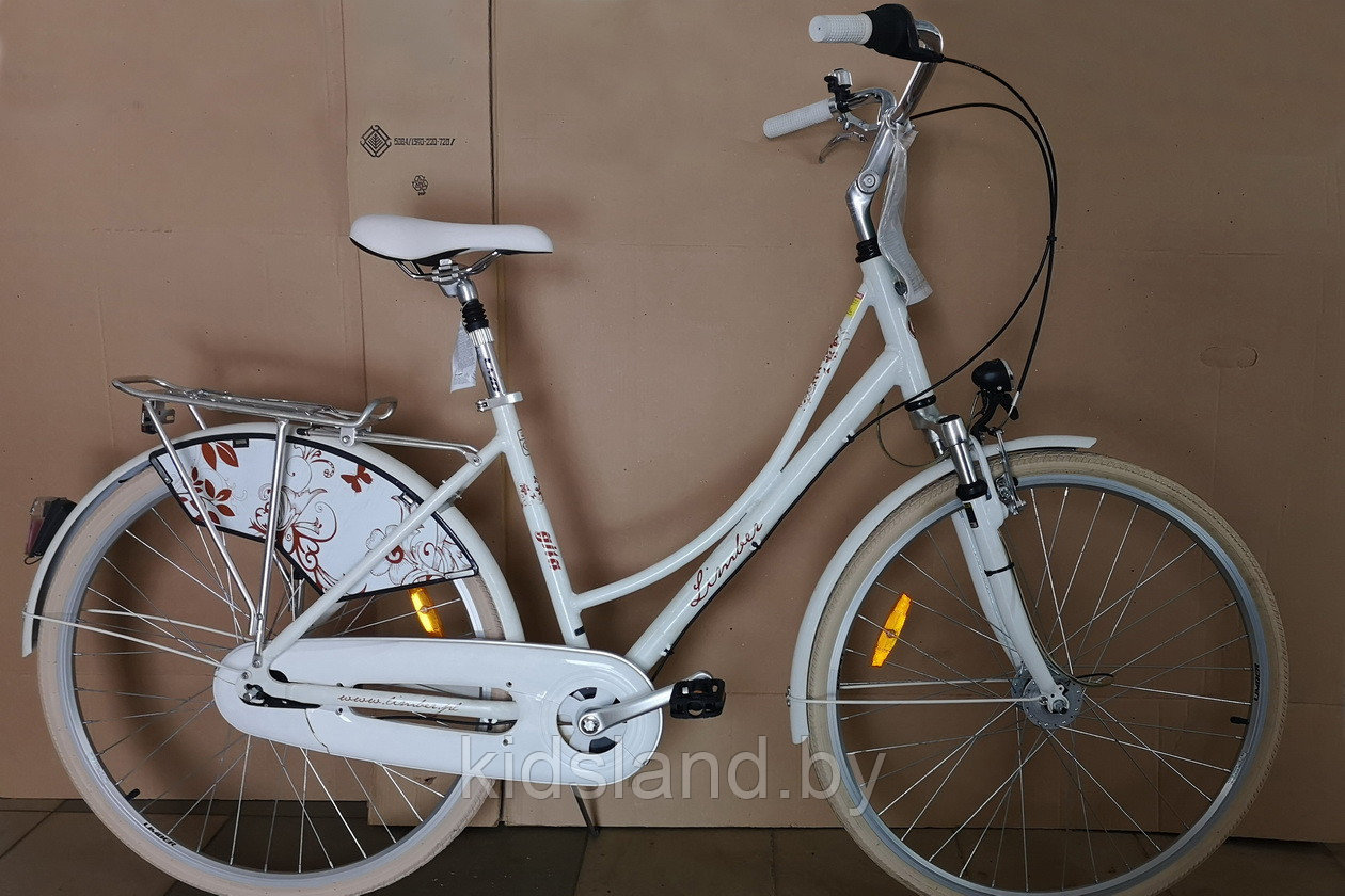 Женский велосипед Limber Gita 28" (белый, 2019) - фото 2 - id-p98255334