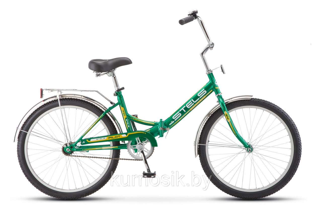 Велосипед STELS Pilot-710 24" Z010 Зеленый/желтый - фото 1 - id-p98259834