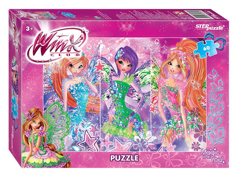 Мозаика "puzzle" 60 "Winx - 2" (Rainbow)