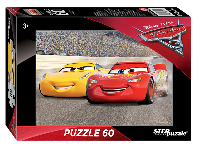 Мозаика "puzzle" 60 "Тачки - 3" (Disney)
