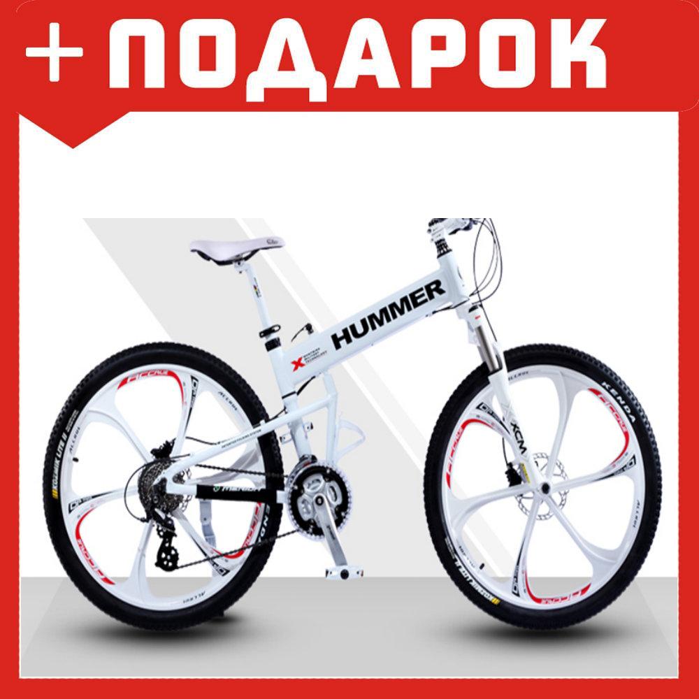 Велосипед на литых дисках Hummer белый - фото 1 - id-p98268961