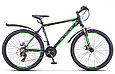 Велосипед Stels Navigator-620 MD 26” V010 19", антрацитовый/зеленый, фото 2