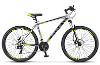 Велосипед Stels Navigator-700 MD 27.5" серый-желтый 2022
