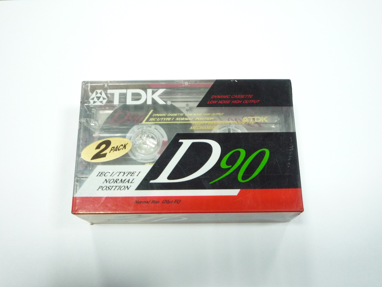 Аудиокассета TDK D90, 90 минут (2 штуки)