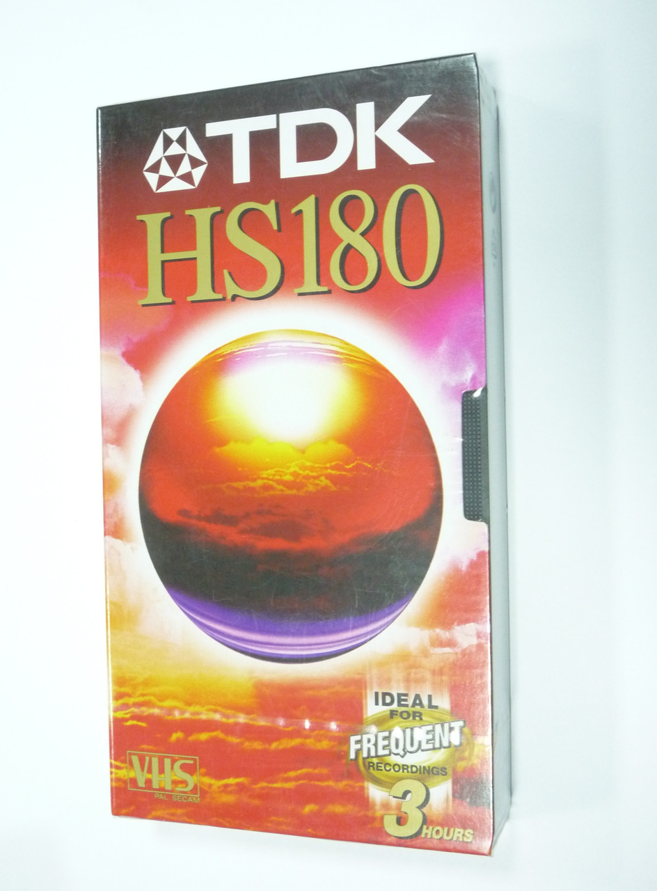 Видеокассета VHS - TDK HS180 (E-180HSEN) (Made in Japan)