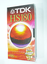 Видеокассета формата VHS TDK HS 180