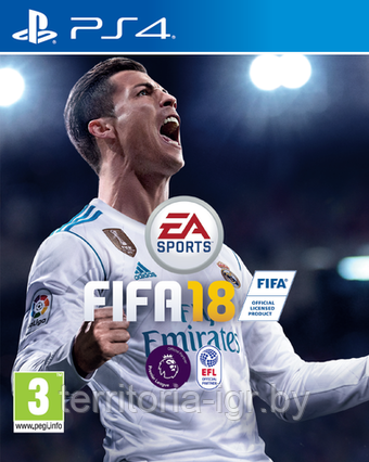 FIFA 18 (PS4 русская версия) Европейская обложка