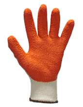 Перчатки с рельефным латексом Торро оранжевые