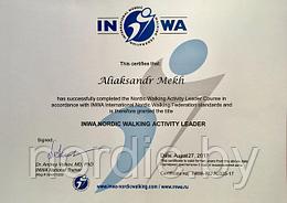 Сертификат INWA Leader