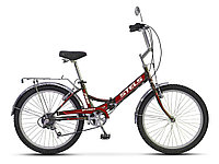 Велосипед STELS Pilot-750 24" Z010 зеленый Темно-красный
