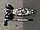 Самокат maxi ПРИНТ, графити 4108 RS Maxi Print Scooter 009 ШИРОКИЕ, светящиеся колеса, регулируемая ручка , фото 4