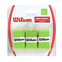Обмотка для теннисной ракетки Wilson Pro Soft Overgrip (зеленый) (арт. WRZ4040LI)