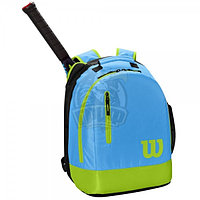 Рюкзак теннисный Wilson Youth (голубой/салатовый) (арт. WR8000003001)