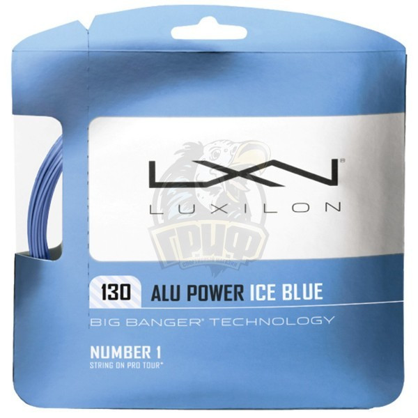 Струна теннисная Luxilon Alu Power Le 1.30/12.2 м (голубой) (арт. WRZ998130) - фото 1 - id-p98309247