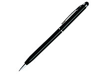 Ручка шариковая, СЛИМ СМАРТ, металл, черный/серебро, фото 1