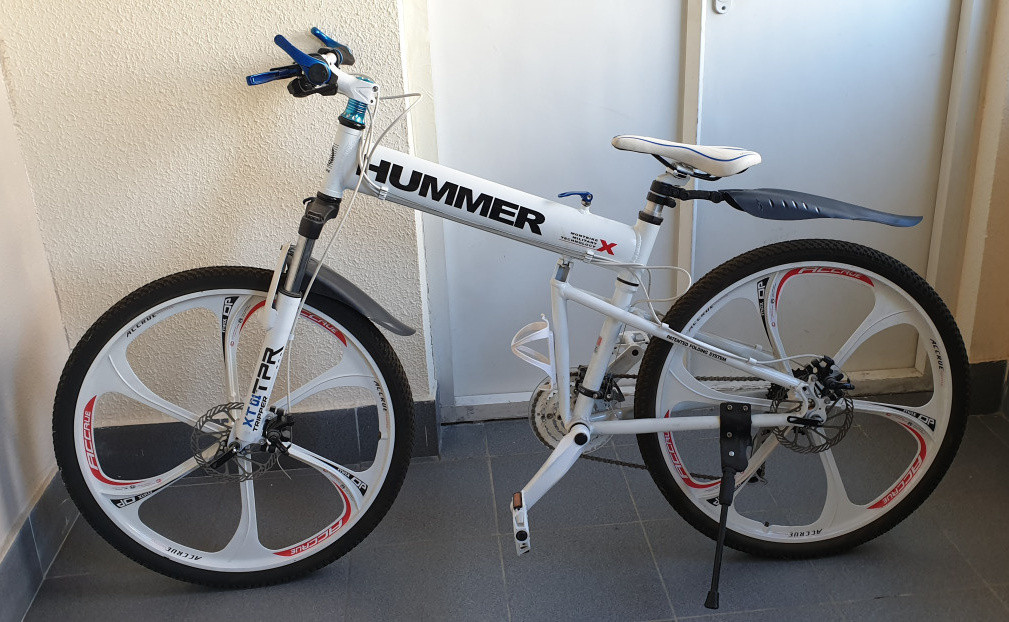 Велосипед на литых дисках Hummer белый - фото 3 - id-p98268961