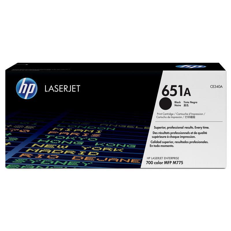 Картридж 651A/ CE340A (для HP Color LaserJet M775) чёрный