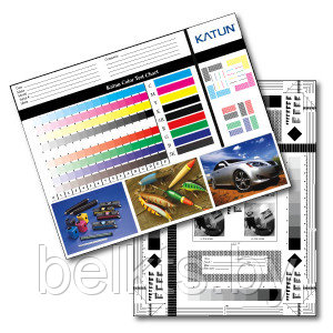 Тестовая таблица оттенков Test Pattern-Color Cardstock (A4) (Katun) 43219