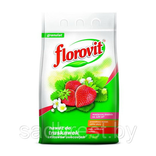 Удобрение для клубники и земляники Флоровит Florovit 3 кг