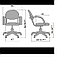 Компьютерное кресло METTA MC - 71 CH для работы в офисе и дома, MS - 70 хром кожа ECO черная.бежевая., фото 10