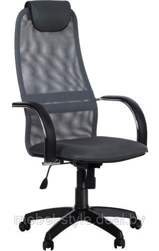 Кресло BK-8 Chrome для работы в офисе и дома, стул BK-8 CH ткань сетка красная - фото 6 - id-p98335765