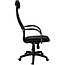 Кресла компьютерные Metta BP-8 PL Black для офиса и дома, стул BP-8 PL ткань сетка черная, фото 6