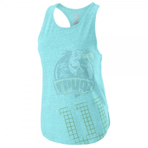 Майка спортивная женская Wilson Stencil Tech Tank Women (голубой) (арт. WRA775601)