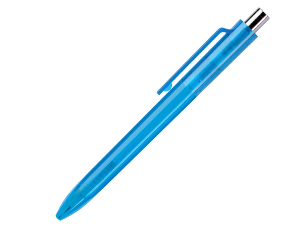 Ручка шариковая, пластик, голубой, прозрачный Eris
