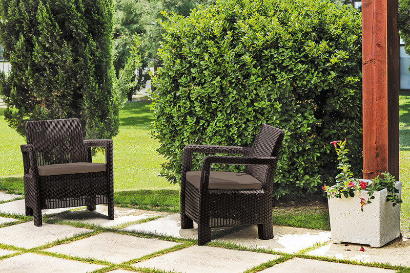 Комплект мебели Tarifa 2 chairs (2 кресла), коричневый - фото 2 - id-p98367474