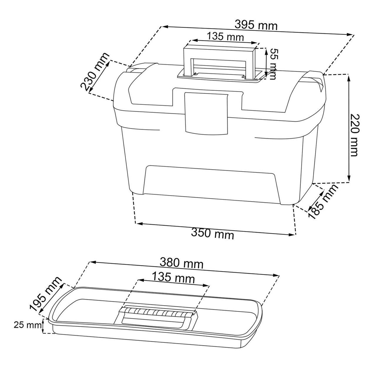 Набор ящиков для инструмента HEROBOX 16"+13", «Хироубокс» - фото 7 - id-p98367569