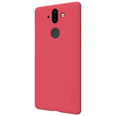 Пластиковый чехол с подставкой Nillkin Super Frosted Shield Красный для Nokia 8 Sirocco - фото 3 - id-p98369390