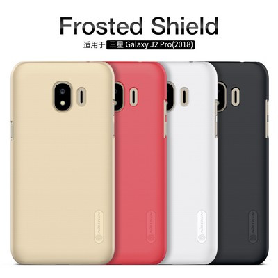 Пластиковый чехол с подставкой Nillkin Super Frosted Shield Красный для Samsung Galaxy J2 (2018) - фото 4 - id-p98369393