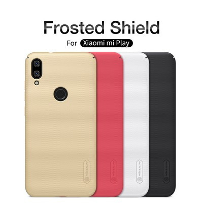 Пластиковый чехол с подставкой Nillkin Super Frosted Shield Красный для Xiaomi Mi Play - фото 4 - id-p98369414