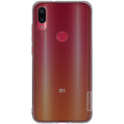 Силиконовый чехол Nillkin Nature TPU Case Серый для Xiaomi Mi Play - фото 1 - id-p98369440