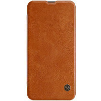 Кожаный чехол Nillkin Qin Leather Case Коричневый для Huawei Honor View 20