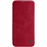 Кожаный чехол Nillkin Qin Leather Case Красный для Samsung Galaxy J4 Core