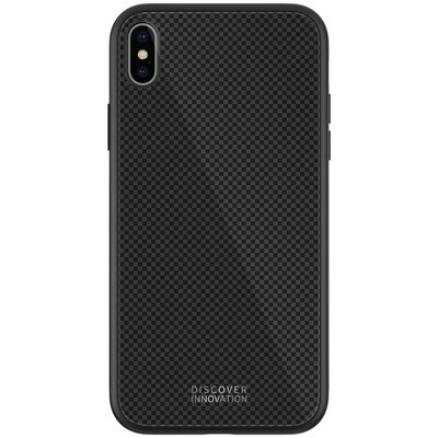 Защитный чехол NILLKIN Tempered Plaid Черный для Apple iPhone Xs - фото 1 - id-p98369523