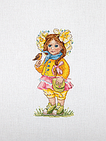 Набор для вышивания крестом "Spring Girll"/ "Весенняя Девочка"