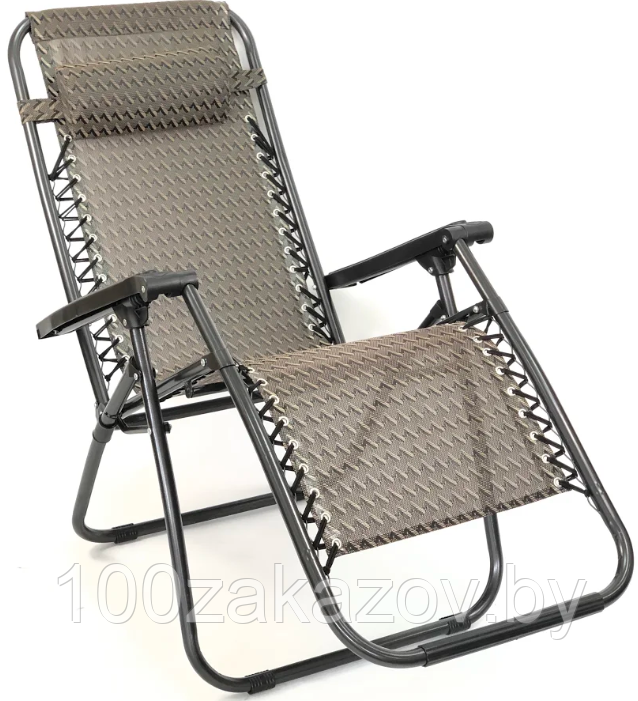 Кресло-шезлонг раскладное для сада, пляжа и дачи VT19-10704 - фото 1 - id-p98376462