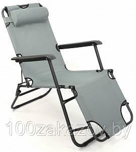 Кресло-шезлонг раскладное   для сада, пляжа и дачи VT18-12013