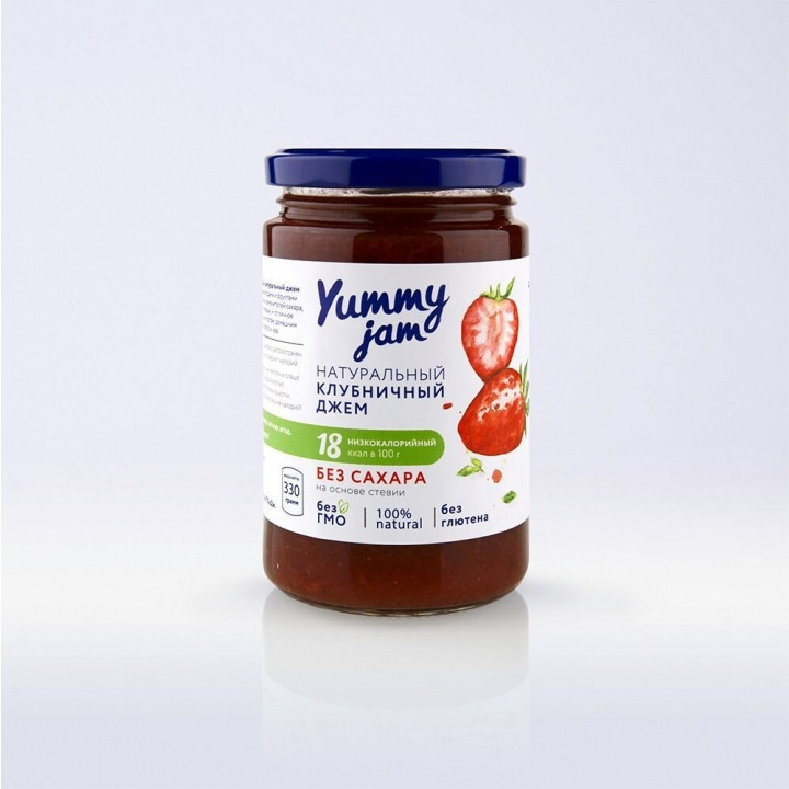 Смородиновый джем Yummy jam без сахара, 350 гр