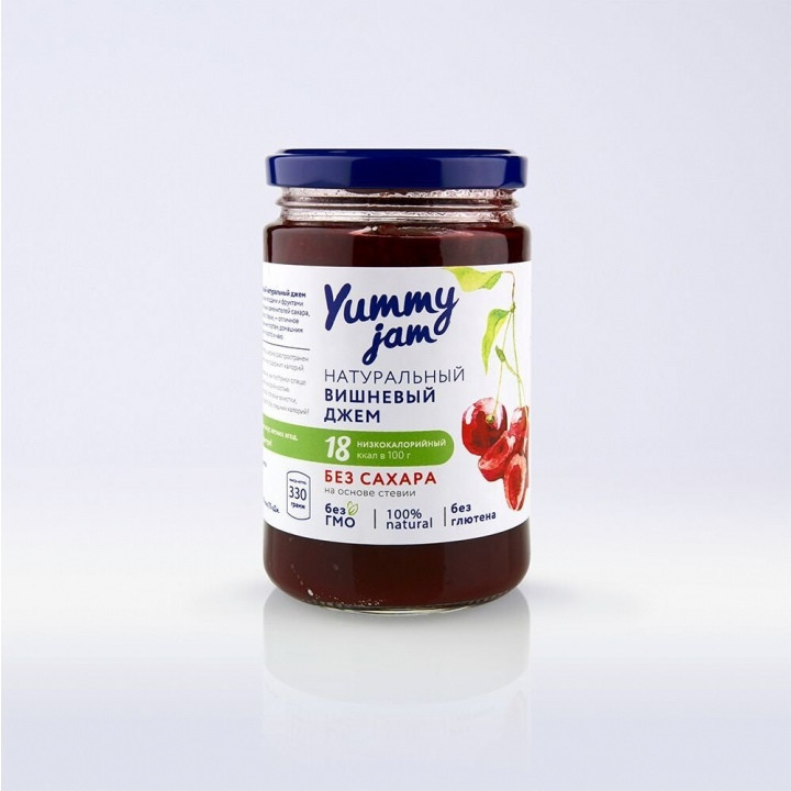 Клубничный джем Yummy jam без сахара, 350 гр - фото 1 - id-p98385931